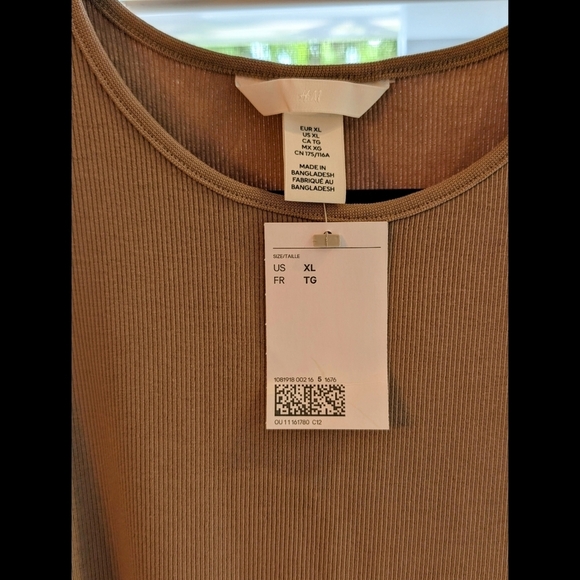 H&M Brown Sleeveless Sheath Mini Dress - Picture 4 of 4